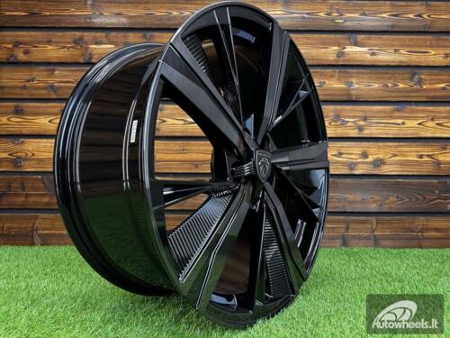 Ratlankis R19x8  5X108  ET  40  65.1  D1918  Black+Tinted Face (BLTF)  For PEUG  (Z2)