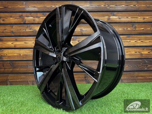 Ratlankis R19x8  5X108  ET  40  65.1  D1918  Black+Tinted Face (BLTF)  For PEUG  (Z2)