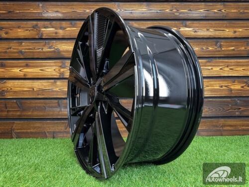 Ratlankis R19x8  5X108  ET  40  65.1  D1918  Black+Tinted Face (BLTF)  For PEUG  (Z2)