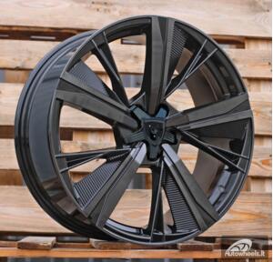 Ratlankis R19x8  5X108  ET  40  65.1  D1918  Black+Tinted Face (BLTF)  For PEUG  (Z2)