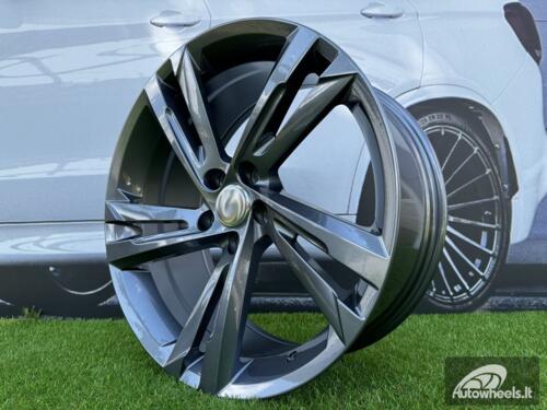 Ratlankis R19x8.5  5X112  ET  38  57.1  A5891  (YF5682)  Grey (GR)  For VW  (K7+Z4)  (HYBRID FORGED)