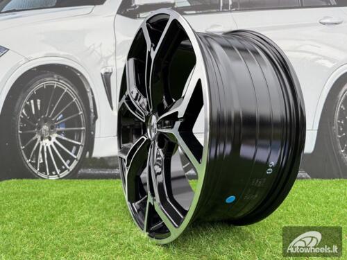 Ratlankis R17x7  5X114.3  ET  48.5  67.1  FE190  (YF5690)  Black Polished (MB)  For KIA  (K7+P2)  (HYBRID FORGED)