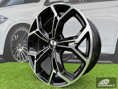 Ratlankis R17x7  5X114.3  ET  48.5  67.1  FE190  (YF5690)  Black Polished (MB)  For KIA  (K7+Z6)  (HYBRID FORGED)