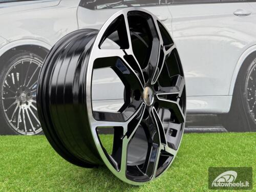Ratlankis R17x7  5X114.3  ET  48.5  67.1  FE190  (YF5690)  Black Polished (MB)  For KIA  (K7+Z6)  (HYBRID FORGED)