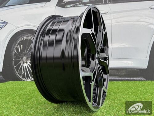 Ratlankis R17x7  5X114.3  ET  48.5  67.1  FE190  (YF5690)  Black Polished (MB)  For KIA  (K7+Z6)  (HYBRID FORGED)