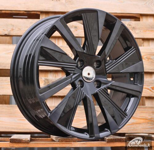 Ratlankis R18x7  4X108  ET  35  65.1  YF1152  Black+Tinted Face (BLTF)  For PEUG  (K7)  (HYBRID FORGED)