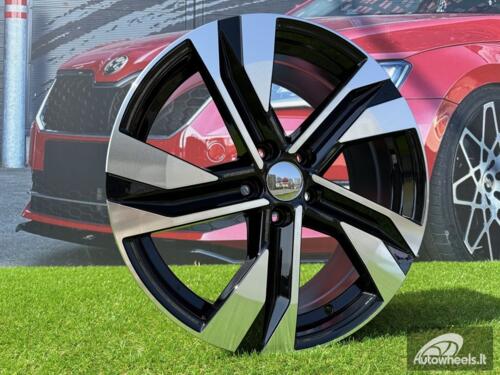 Ratlankis R20x8  5X108  ET  50.5  63.4  SF502  (YF5695)  Black Polished (MB)  For VOLVO  (K7)  (HYBRID FORGED)