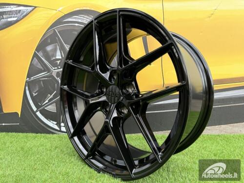 Ratlankis R19x8.5  5X112  ET  30  66.5  HX044  (IN6130)  Black (BL)  For HAXER  (Z6)