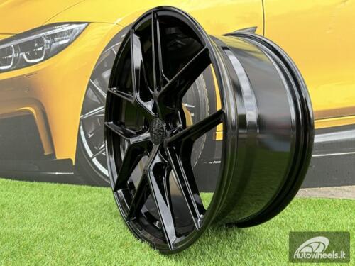 Ratlankis R19x8.5  5X112  ET  30  66.5  HX044  (IN6130)  Black (BL)  For HAXER  (Z6)