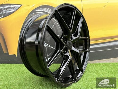 Ratlankis R19x8.5  5X112  ET  30  66.5  HX044  (IN6130)  Black (BL)  For HAXER  (Z6)