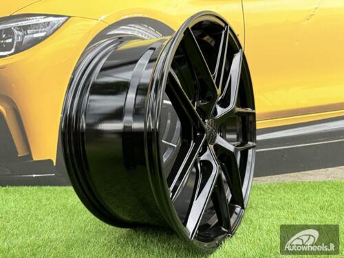 Ratlankis R19x8.5  5X112  ET  30  66.5  HX044  (IN6130)  Black (BL)  For HAXER  (Z6)