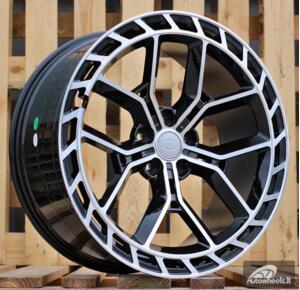 Ratlankis R22x10  5X120  ET  38  72.6  I5589  Black Half Matt (BLHM)  For LAND  (Z6)