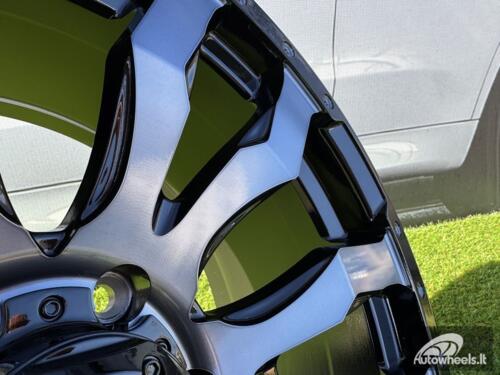 Ratlankis R18x8.5  6X139.7  ET  25  106.1  I0215B  Black+Double Tinted Face (BLDTF)  For 4X4  (K7)