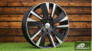 Ratlankis R18x7  4X108  ET  35  65.1  YF1152  Black Polished Half Matt (MBHM)  For PEUG  (K7)  (HYBRID FORGED)