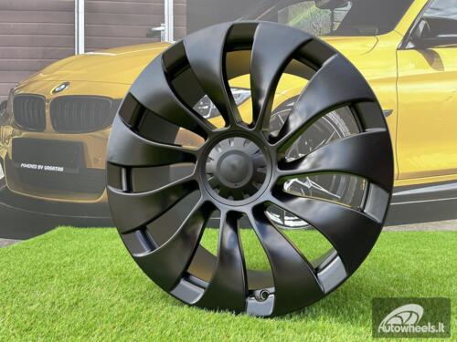 Ratlankis R20x9.5  5X114.3  ET  45  64.1  YS214  (H3117F)  Black Half Matt (BLHM)  For TESLA  (Z3+K7+S)  (HYBRID FORGED (Model Y))