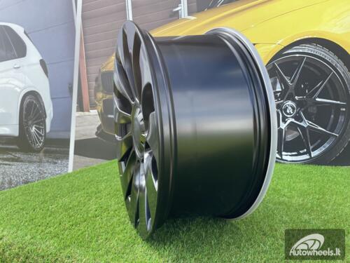Ratlankis R20x9.5  5X114.3  ET  45  64.1  YS214  (H3117F)  Black Half Matt (BLHM)  For TESLA  (Z3+K7+S)  (HYBRID FORGED (Model Y))