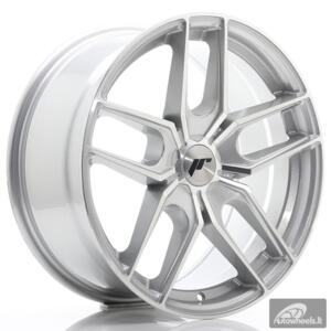 JR Wheels JR25 18x8,5 ET20-40 5H BLANK Silver Machined Face