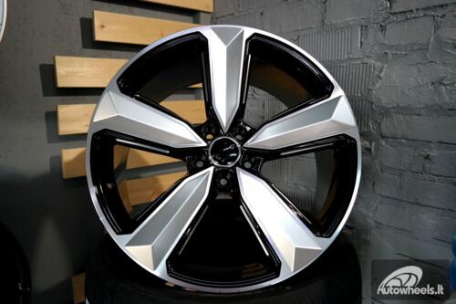 Ratlankis R17x7.5  5X112  ET  35  66.6  A5470  (FBX057)  Black Polished (MB)  For AUD  (K3)  (Milling HYBRID FORGED)