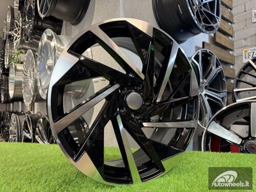 Ratlankis R17x7  5X112  ET  40  57.1  FBX170  Black Polished (MB)  For VW  (P2)  (HYBRID FORGED)