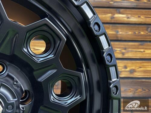 Ratlankis R17x9  5X114.3  ET  0  73.1  JT178  Black Matt (BM)  For 4X4  (K3)