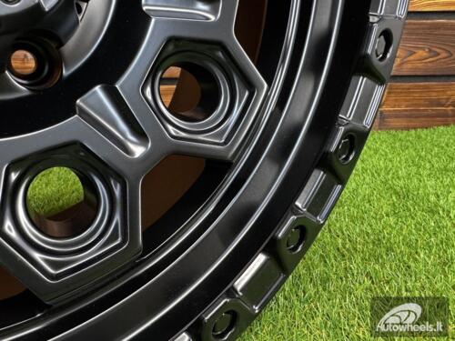 Ratlankis R17x9  5X114.3  ET  0  73.1  JT178  Black Matt (BM)  For 4X4  (K3)