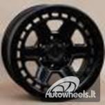 Ratlankis R17x9  6X139.7  ET  0  110.1  JT185  Black Matt (BM)  For 4X4  (K3)