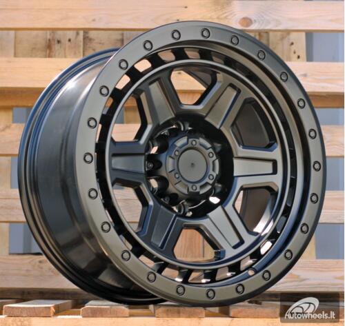 Ratlankis R17x9  6X139.7  ET  0  110.1  JT185  Black Matt (BM)  For 4X4  (K3)