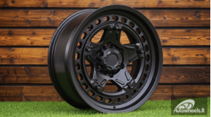 Ratlankis R16x8.5  6X139.7  ET  0  110.1  JT186  Black Matt (BM)  For 4X4  (M)