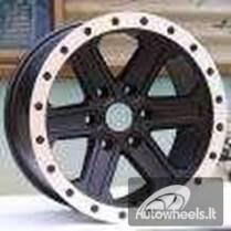 Ratlankis R17x8.5  6X139.7  ET  0  110.1  JT224  Black Matt (BM)  For 4X4  (K3)  (HYBRID FORGED)