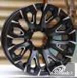 Ratlankis R17x9  5X127  ET  M10  71.5  JT255  Black Polished (MB)  For 4X4  (K3)  (Milling)