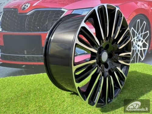 Ratlankis R22x9.5  5X120  ET  42.5  72.6  XE136  (FBX207)  Black Polished (MB)  For LAND  (Z6)  (HYBRID FORGED (For M14x1.5 bolts))