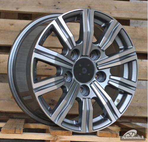 Ratlankis R17x8  5X150  ET  50  110.1  B1149  (IN7062)  Grey Polished (MG)  For TOYOT  (K7)