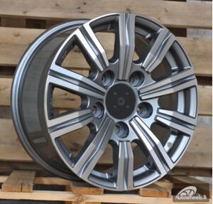 Ratlankis R17x8  5X150  ET  50  110.1  B1149  (IN7062)  Grey Polished (MG)  For TOYOT  (K7)