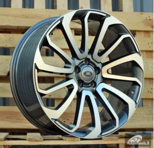 Ratlankis R22x9.5  5X120  ET  45  72.6  BY959  (IN2201)  Grey Polished (MG)  For LAND  (K7)