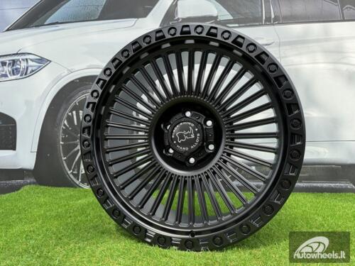 Ratlankis R20x9  6X139.7  ET  0  110.1  FBX086  Black Matt (BM)  For 4X4  (K3)  (HYBRID FORGED)