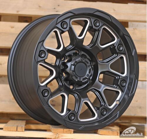 Ratlankis R17x9  6X139.7  ET  0  110.1  FBX155  Black Polished (MB)  For 4X4  (K7)  (HYBRID FORGED Milling)