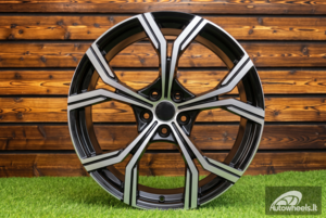 Ratlankis R20x9  5X112  ET  35  66.5  FBX201  Black Polished (MB)  For AUD  (K7+K3)  (HYBRID FORGED)