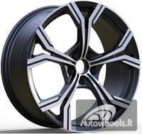 Ratlankis R20x9  5X112  ET  30  66.5  FBX201  Black Polished (MB)  For AUD  (K7)  (HYBRID FORGED)