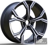 Ratlankis R20x9  5X112  ET  30  66.5  FBX201  Black Polished (MB)  For AUD  (K7)  (HYBRID FORGED)
