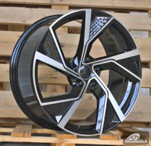 Ratlankis R19x8.5  5X112  ET  35  66.5  FBX264  Black Polished (MB)  For AUD  (P2)  (HYBRID FORGED)