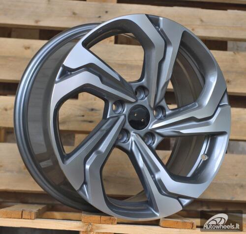 Ratlankis R17x7.5  5X114.3  ET  45  64.1  I7109  Grey Polished (MG)  For HOND  (K7)