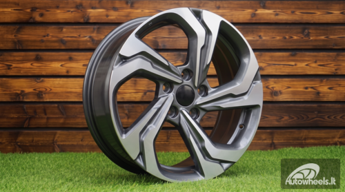 Ratlankis R17x7.5  5X114.3  ET  45  64.1  I7109  Grey Polished (MG)  For HOND  (P2)