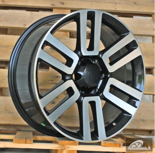 Ratlankis R20x8.5  6X139.7  ET  30  106.1  JT028  Black Polished (MB)  For TOYOT  (K7)