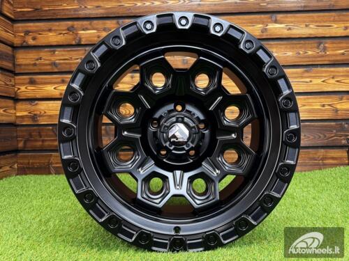 Ratlankis R18x9  5X114.3  ET  0  73.1  JT178  Black Matt (BM)  For 4X4  (K7+M)