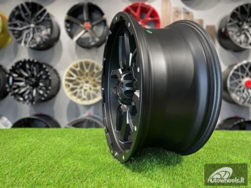 Ratlankis R20x9  6X139.7  ET  10  110.1  JT198  Black Polished (MB)  For 4X4  (K7)  (Milling)
