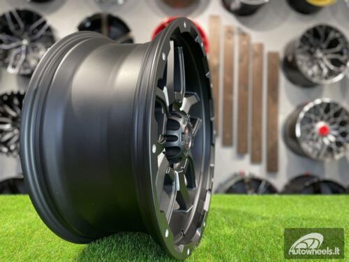 Ratlankis R20x9  6X139.7  ET  10  110.1  JT198  Black Polished (MB)  For 4X4  (K7)  (Milling)