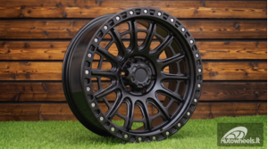 Ratlankis R20x9  6X139.7  ET  0  110.1  JT200  Black Matt (BM)  For 4X4  (K3)  (MB+Silver Rivets)