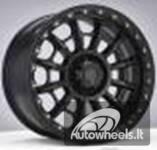 Ratlankis R20x9  6X139.7  ET  0  110.1  JT200  Black Matt (BM)  For 4X4  (K7)  (Silver Rivets)