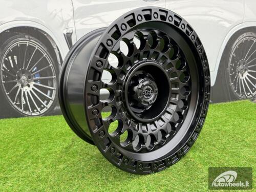 Ratlankis R18x9  6X114.3  ET  0  66.1  JT220  Black Matt (BM)  For 4X4  (K3)