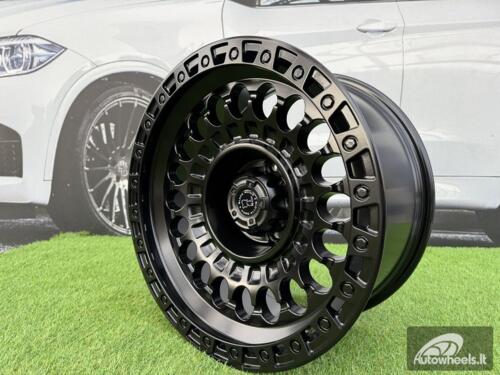 Ratlankis R18x9  5X127  ET  M10  71.5  JT220  Black Matt (BM)  For 4X4  (M)